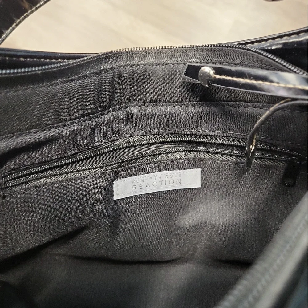 Y2K Kenneth Cole Reaction Faux Leather Shoulder Bag